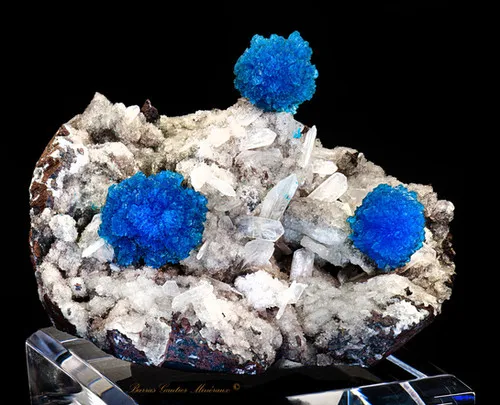 Cavansite on Stilbite image