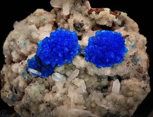 Cavansite on Stilbite - image 2