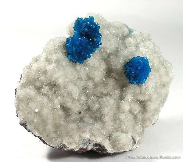 Cavansite on Stilbite image