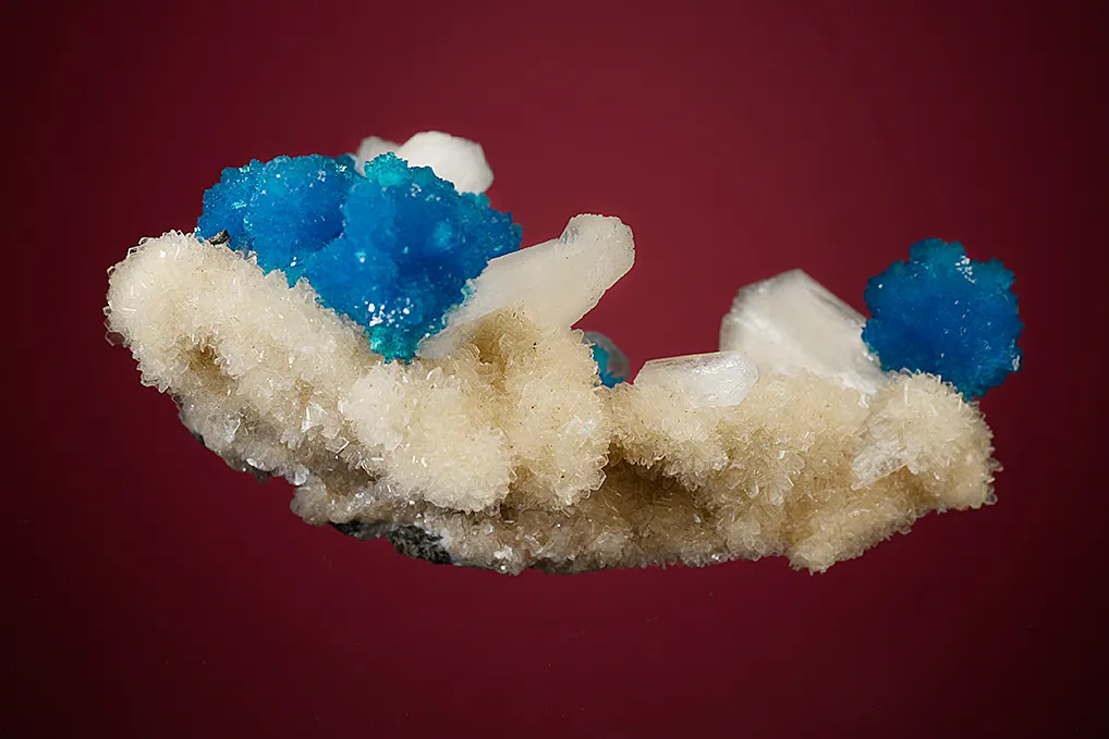Cavansite on Stilbite - image 3