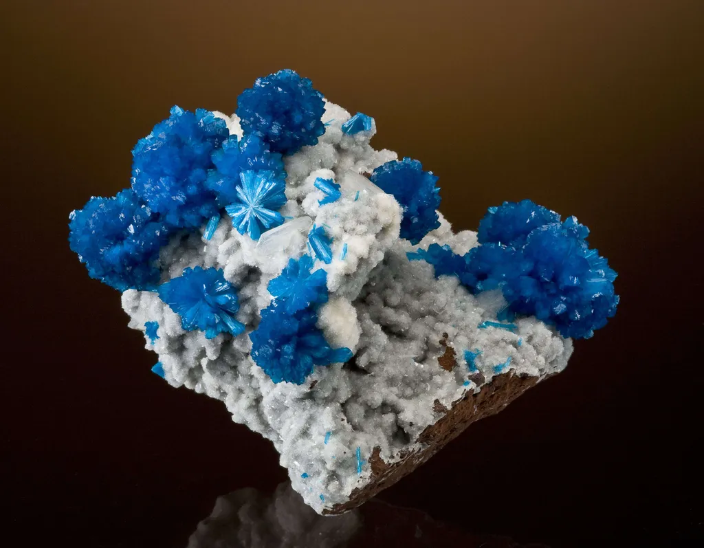 Cavansite on Stilbite image