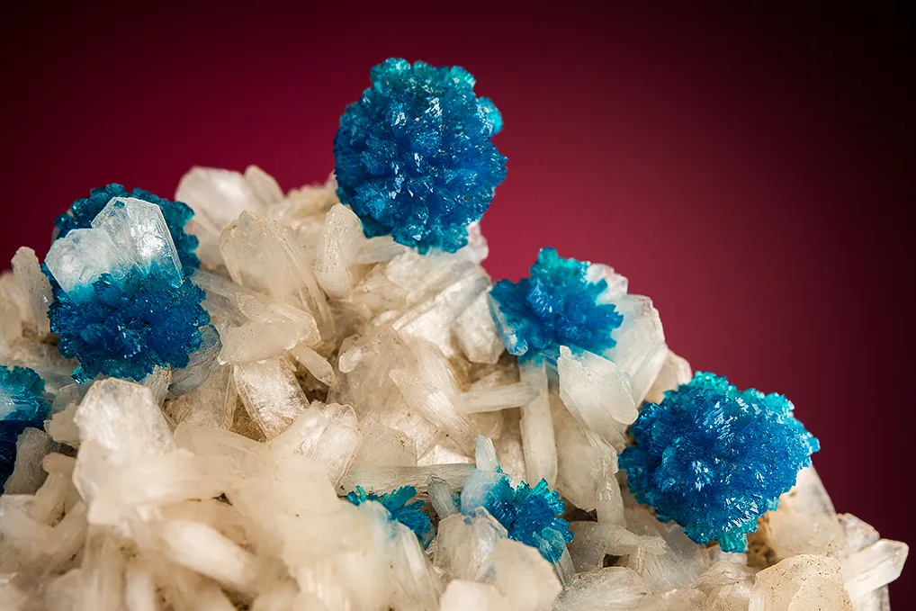 Cavansite on Stilbite - image 2