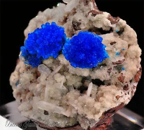 Cavansite on Stilbite image