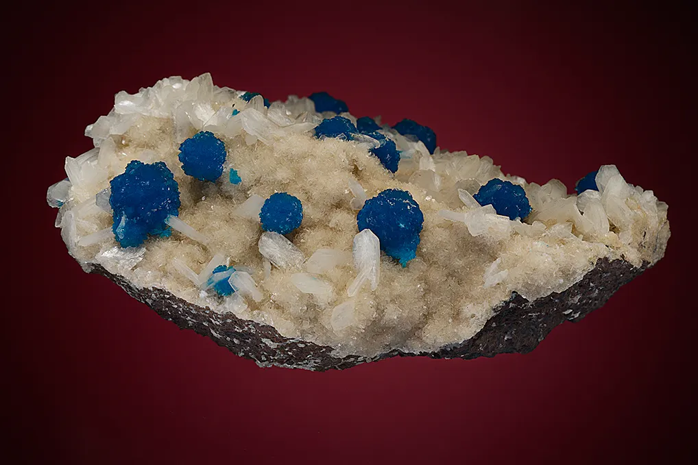 Cavansite on Stilbite - image 4