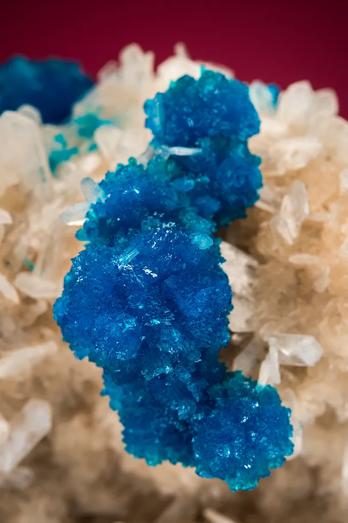Cavansite on Stilbite - image 2