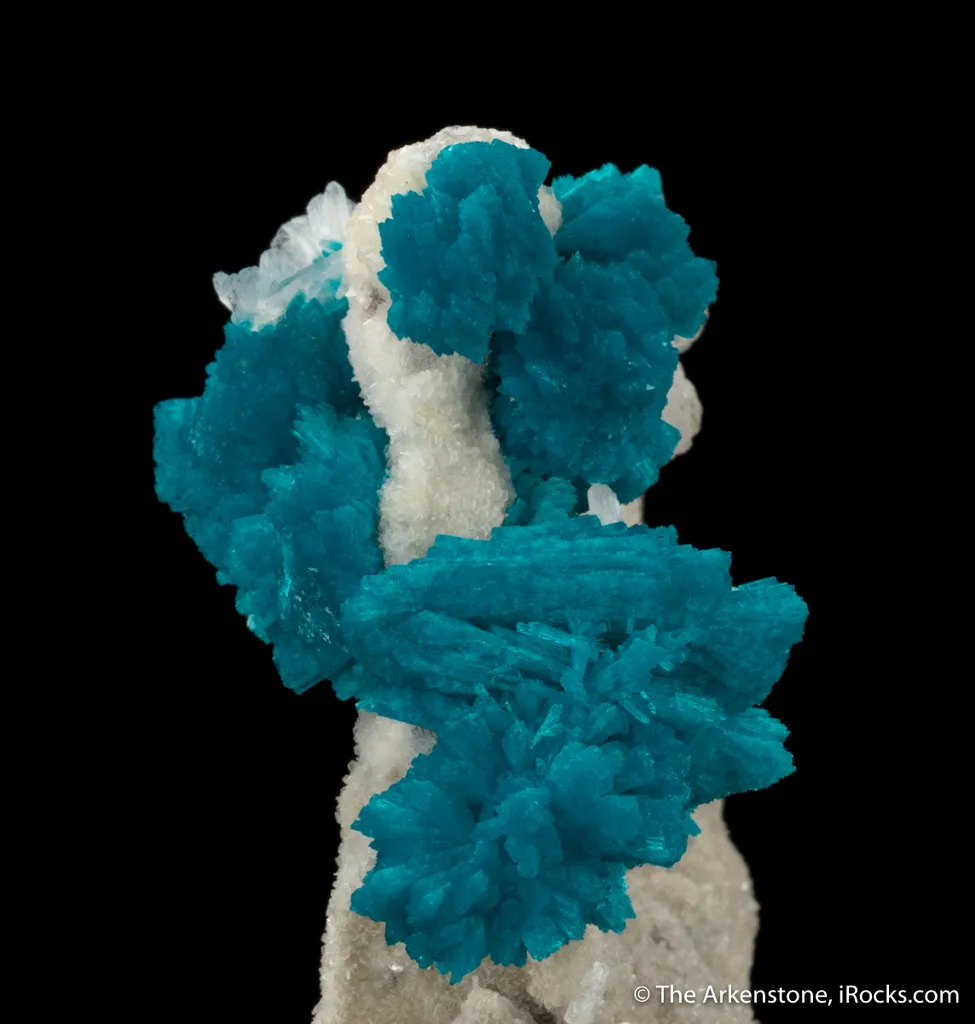 Cavansite on Stilbite - image 4