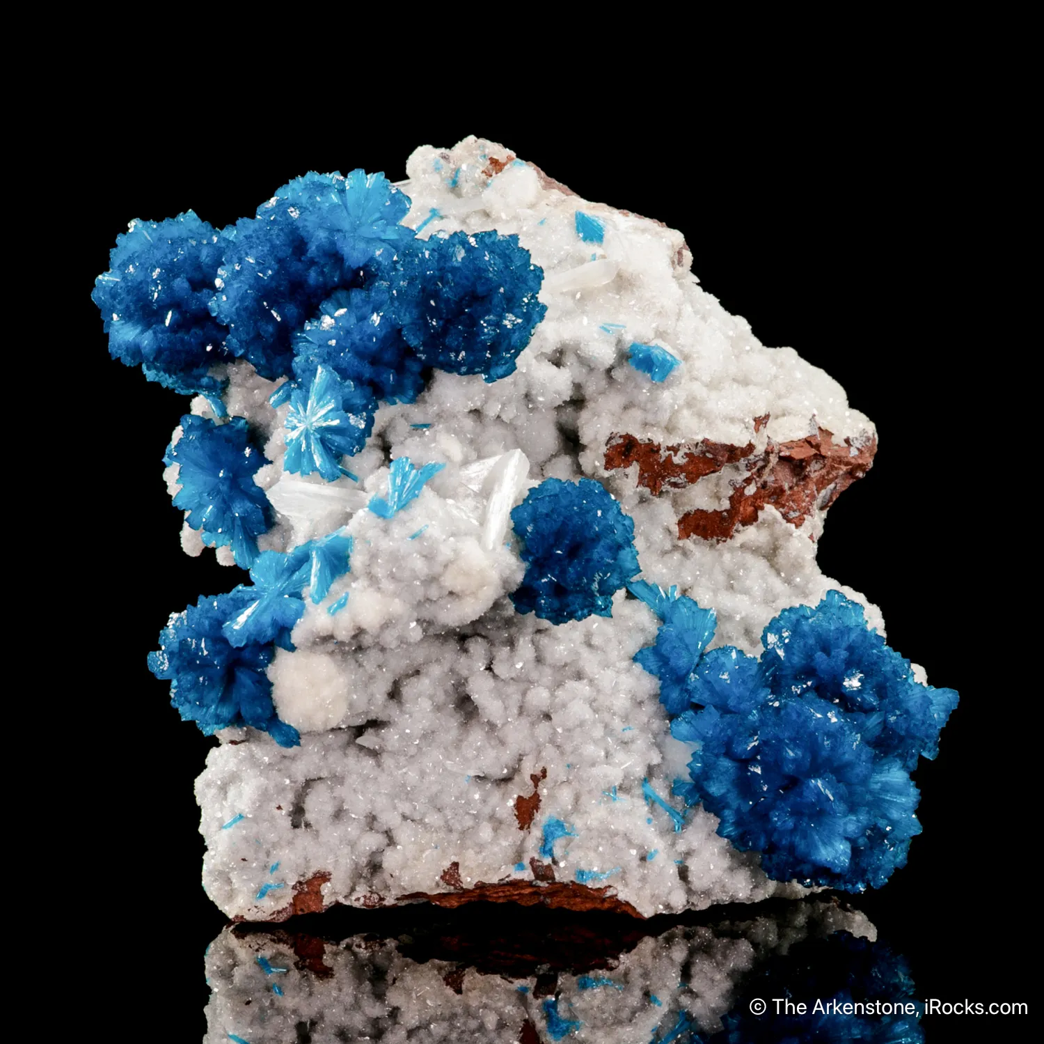 Cavansite on Stilbite - image 5