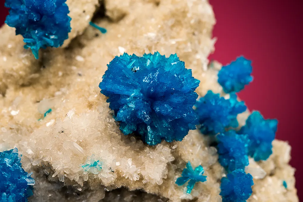 Cavansite on Stilbite - image 2