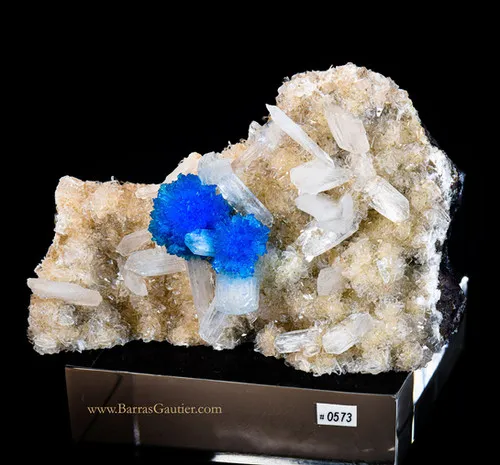 Cavansite on Stilbite image