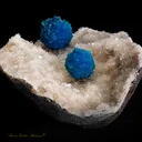 Cavansite on Stilbite - image 1