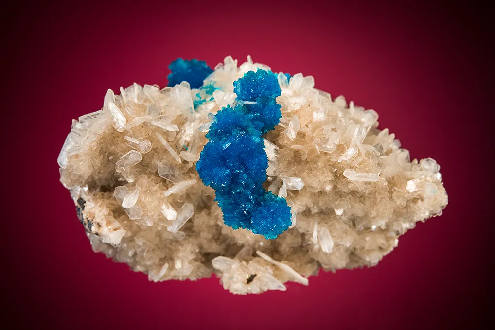 Cavansite on Stilbite - image 3