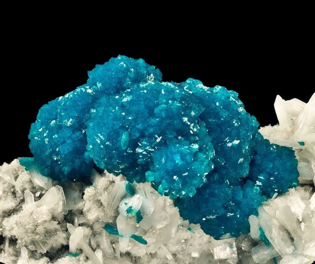 Cavansite on Stilbite image