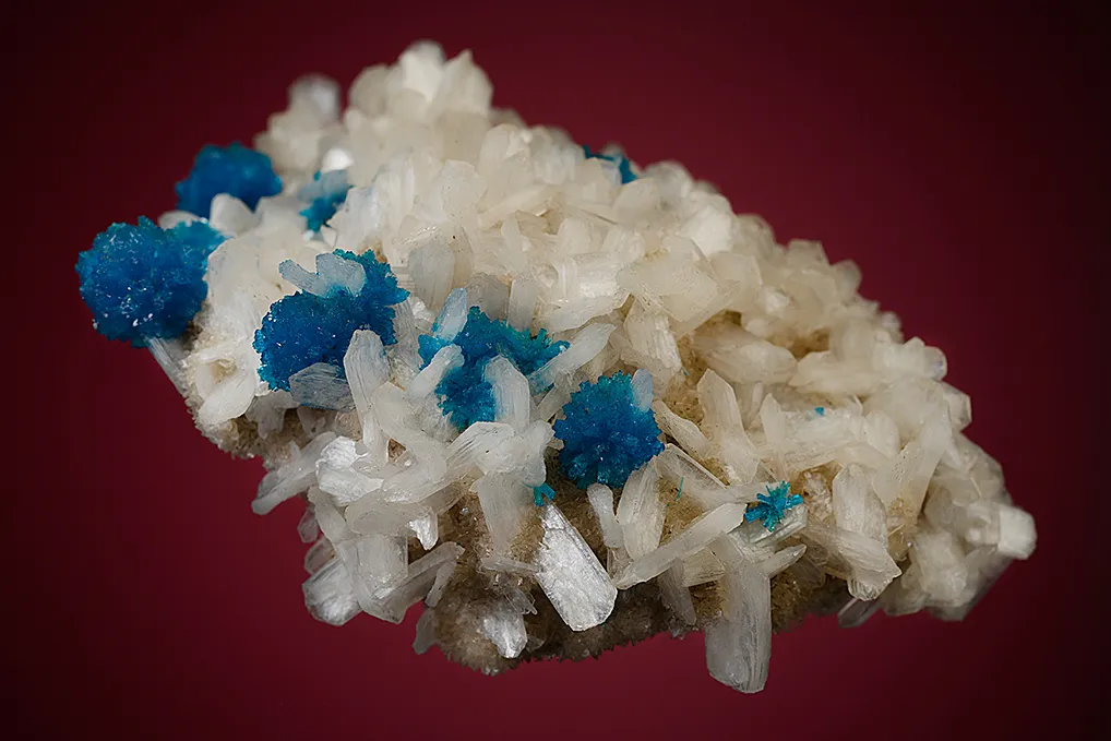 Cavansite on Stilbite - image 3