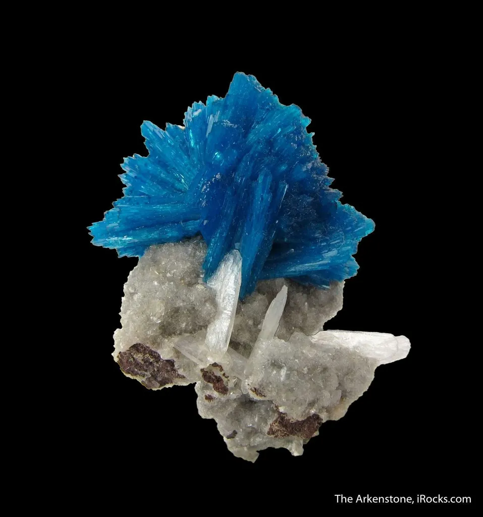 Cavansite on Stilbite - image 2