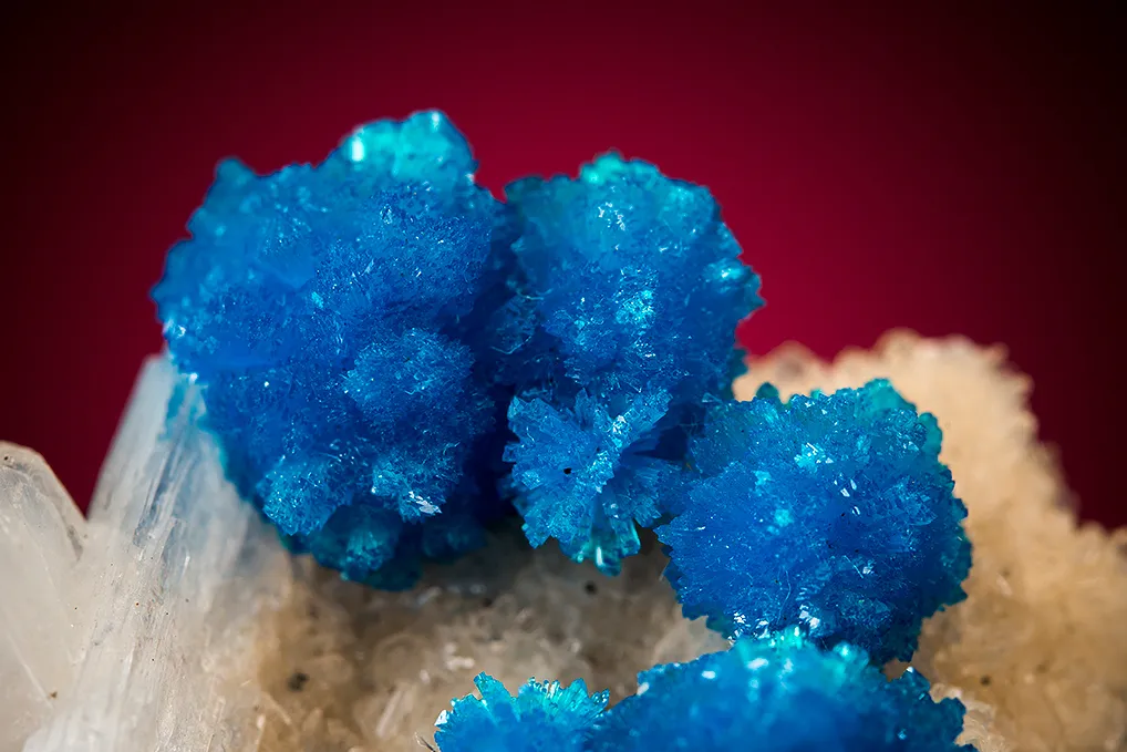 Cavansite on Stilbite - image 2