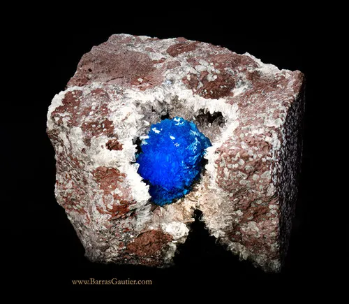 Cavansite on Stilbite - image 2