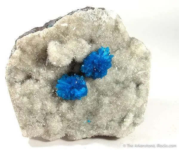Cavansite on Stilbite image
