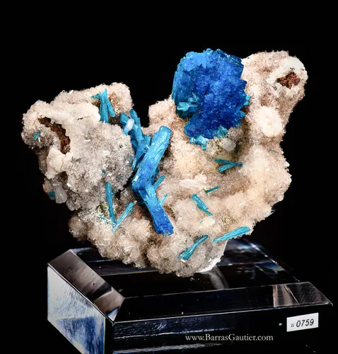 Cavansite-Pentagonite on Stilbite - image 2