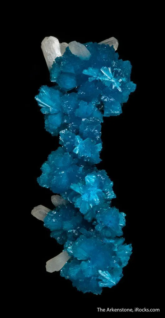 Cavansite stalactite with Stilbite - image 4