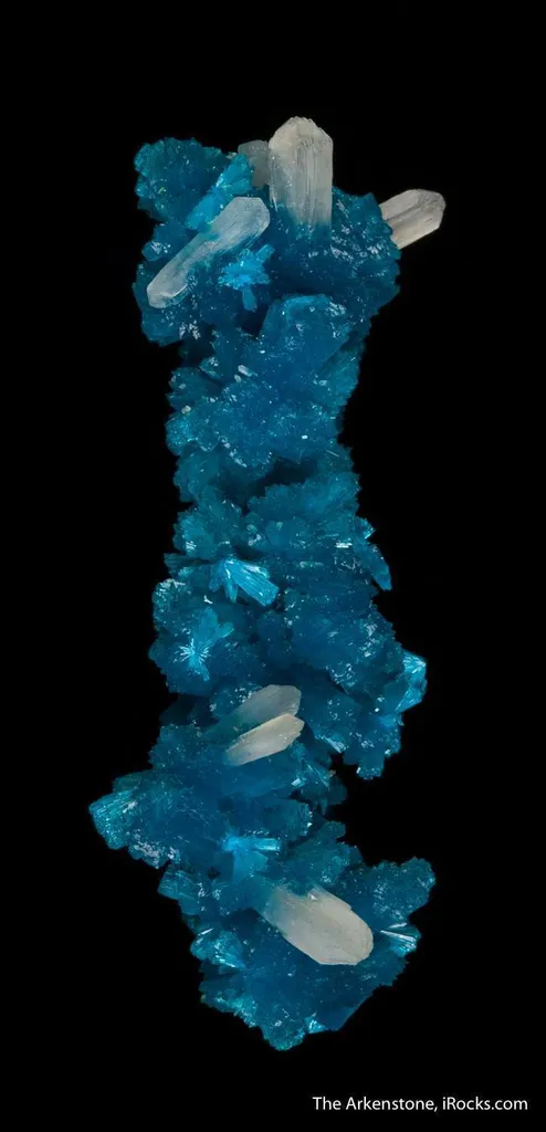Cavansite stalactite with Stilbite - image 7