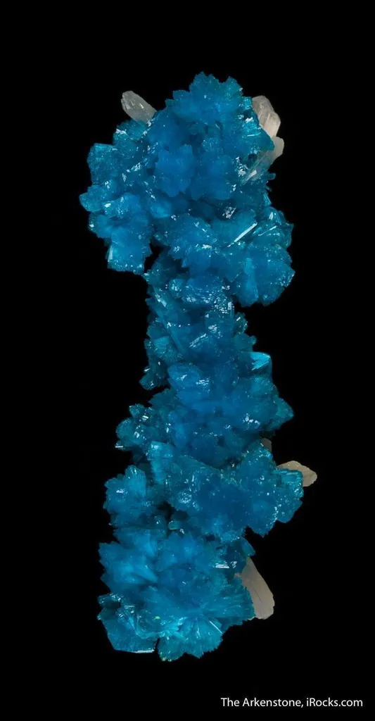 Cavansite stalactite with Stilbite - image 2