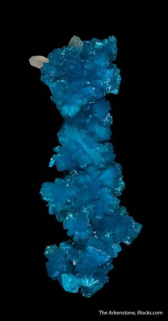 Cavansite stalactite with Stilbite - image 3