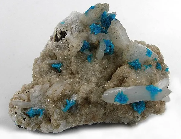 Cavansite, Stilbite image