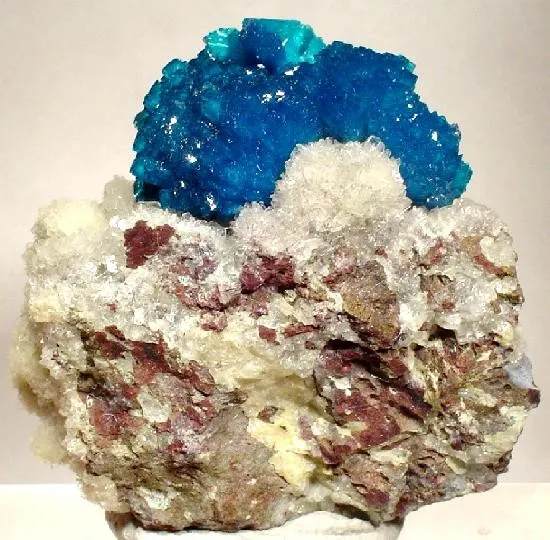 Cavansite, Stilbite image