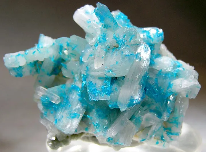 Cavansite, Stilbite image