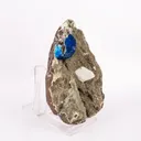 Cavansite with Coated Calcite Natural Mineral Specimen - image 3