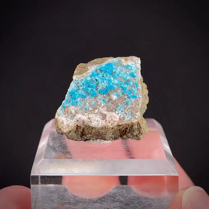 Cavansite with Heulandite and Calcite image