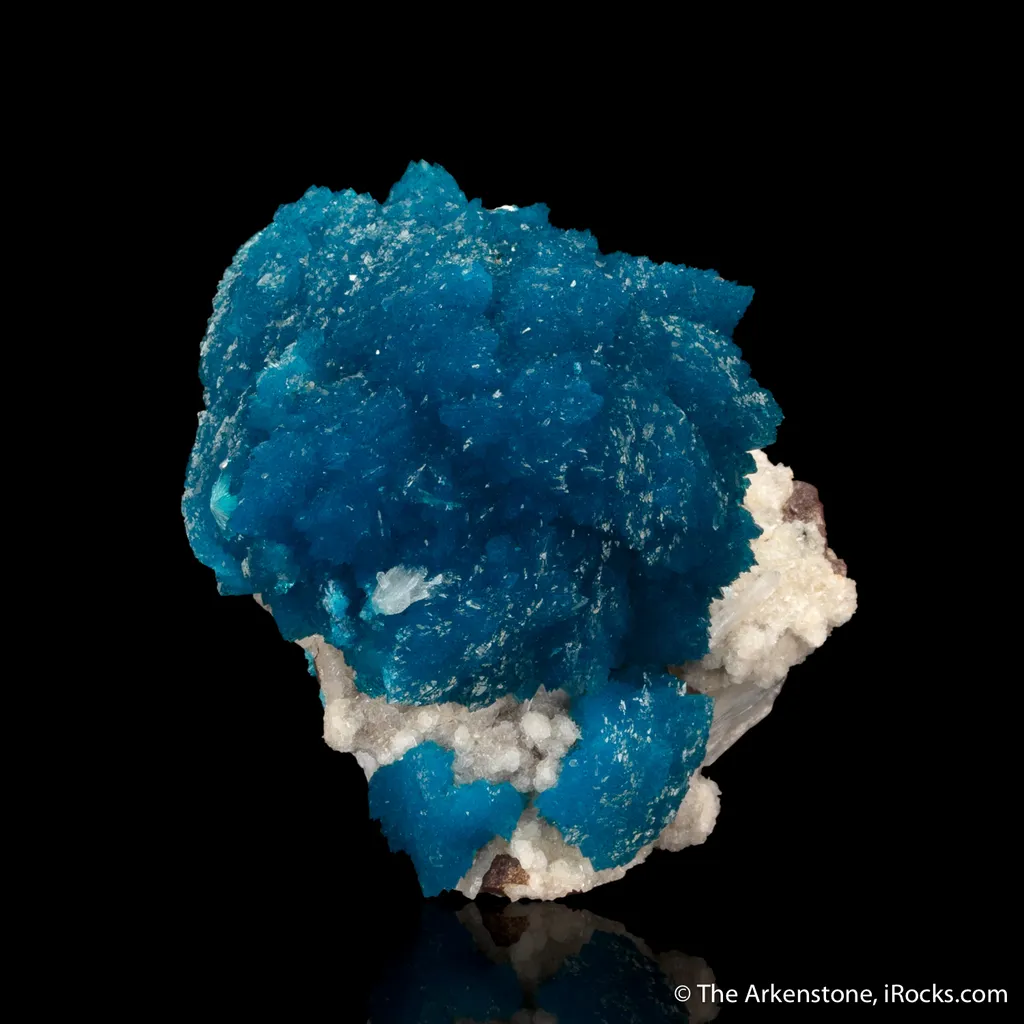 Cavansite with Stilbite image