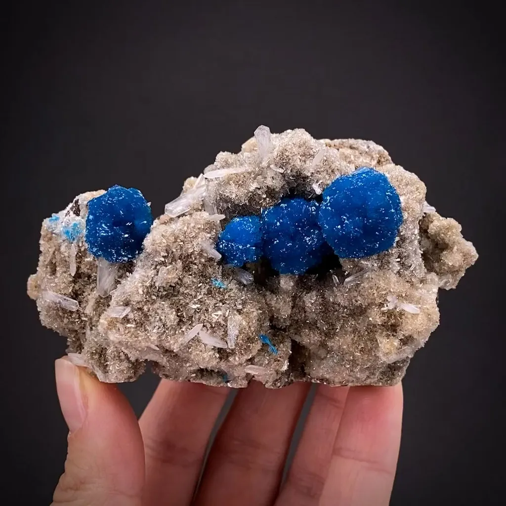 Cavansite with Stilbite image