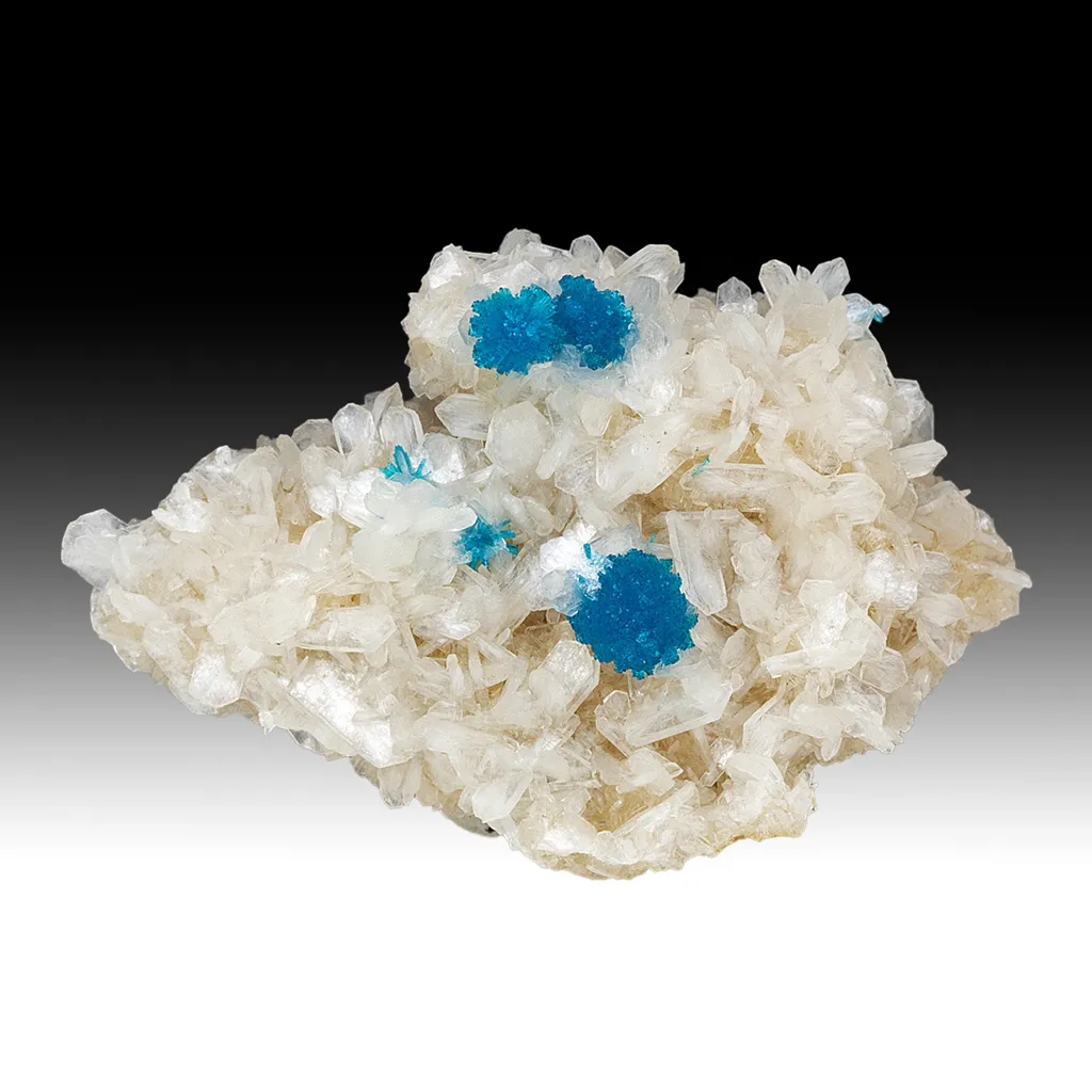 Cavansite with Stilbite image