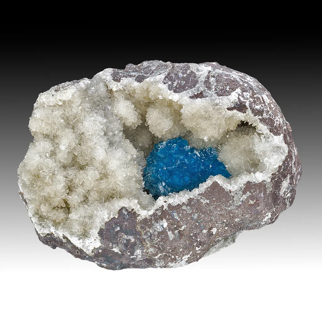 Cavansite with Stilbite image