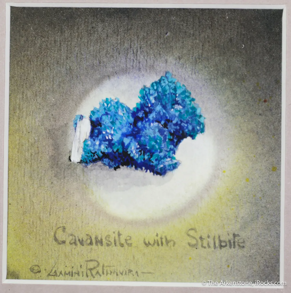 Cavansite with Stilbite - image 2
