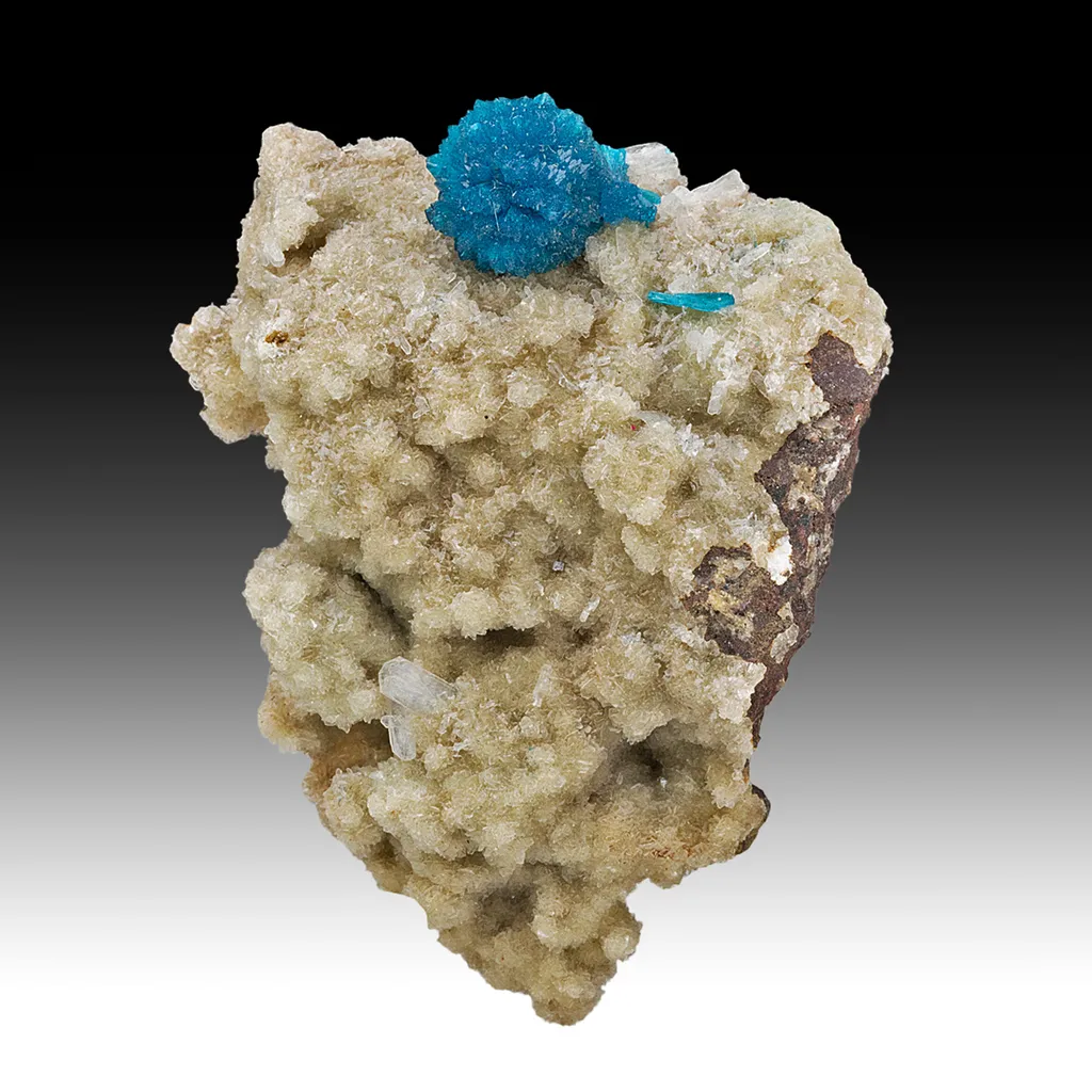 Cavansite with Stilbite image