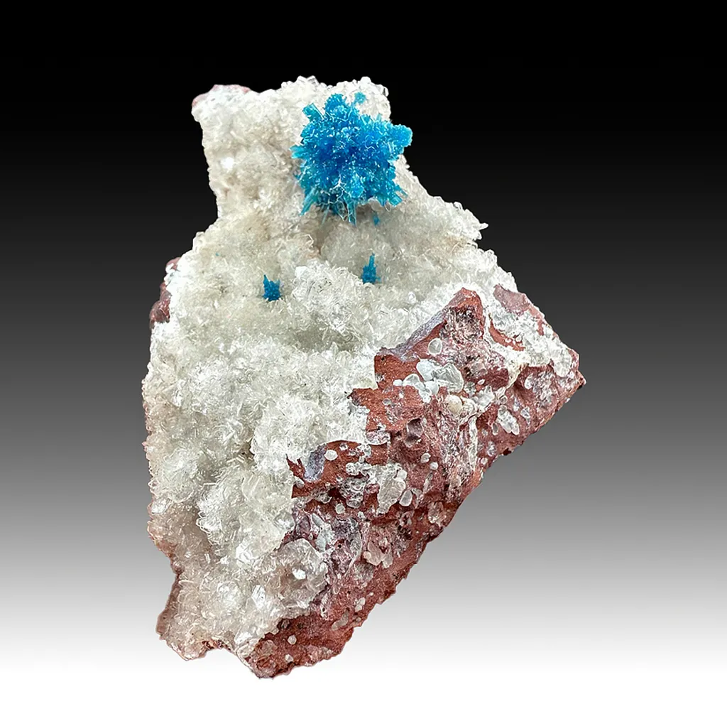 Cavansite with Stilbite image