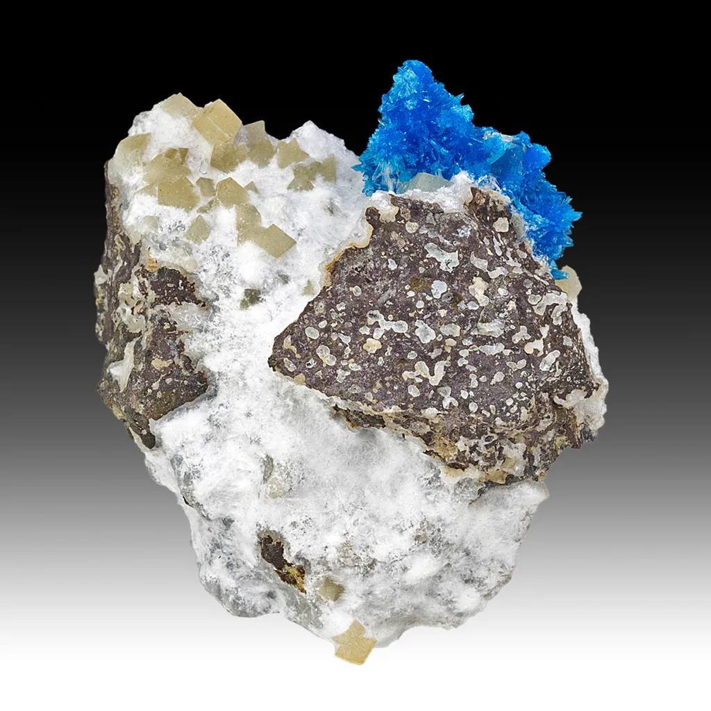 Cavansite with Stilbite image
