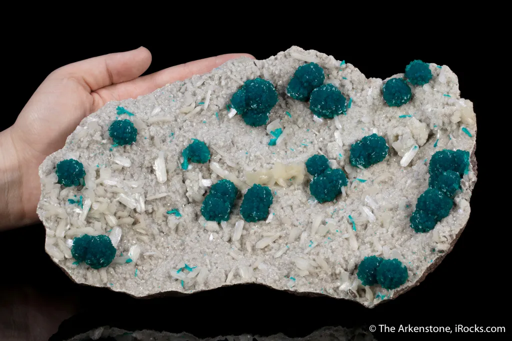 Cavansite with Stilbite image