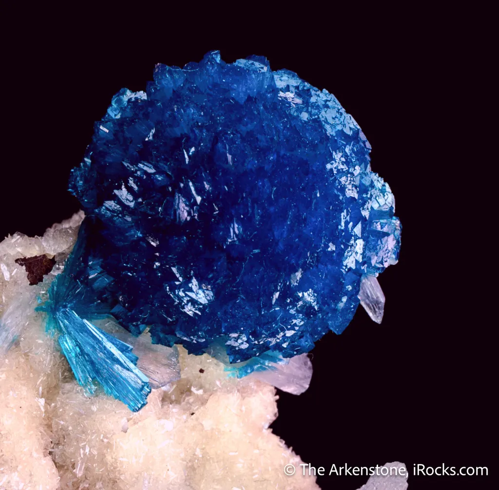 Cavansite with Stilbite-Ca image