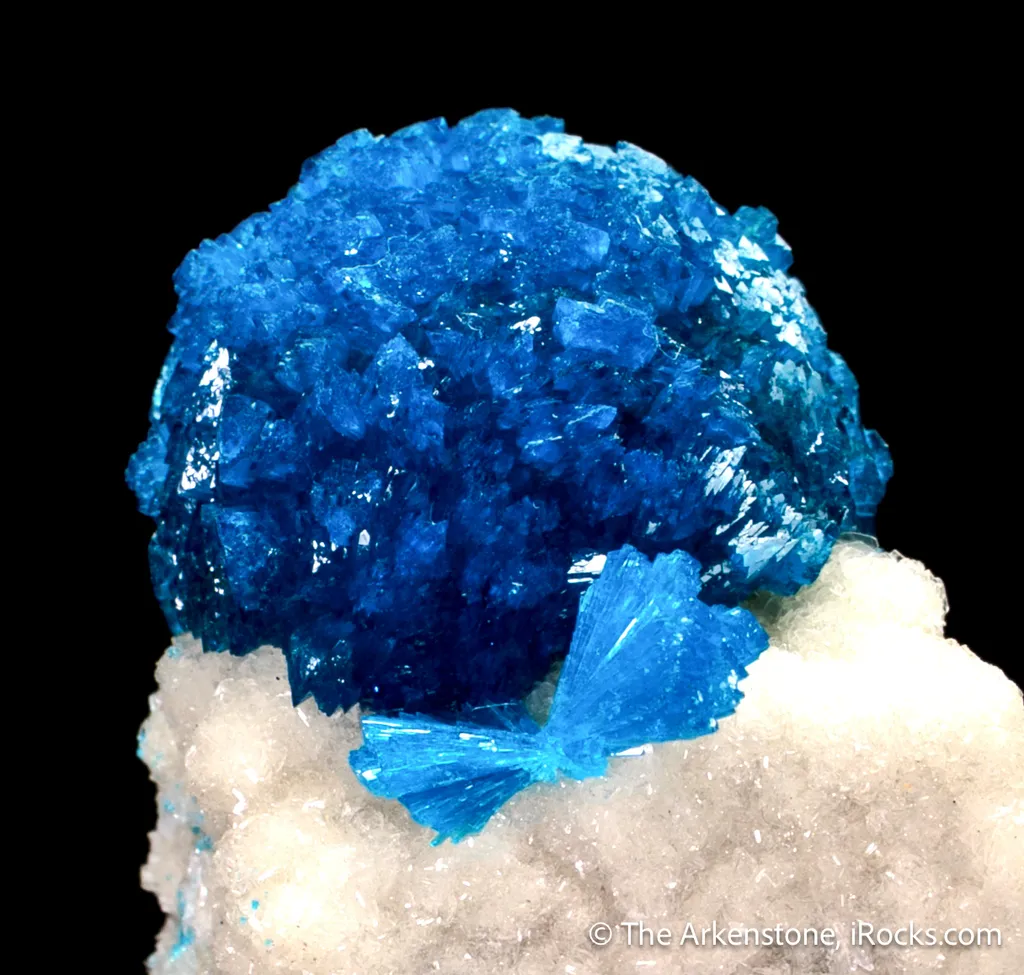 Cavansite with Stilbite-Ca image