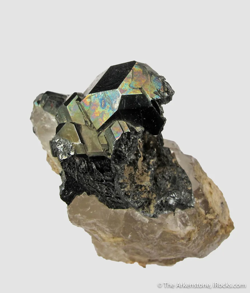 Cavernous Hematite on Quartz - image 5