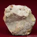 Caysichite-(Y) (type locality) on Quartz - image 3
