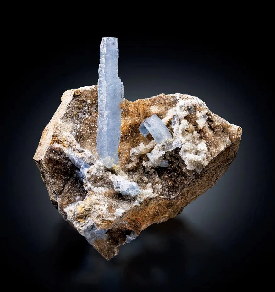 Celestine, Amethyst image