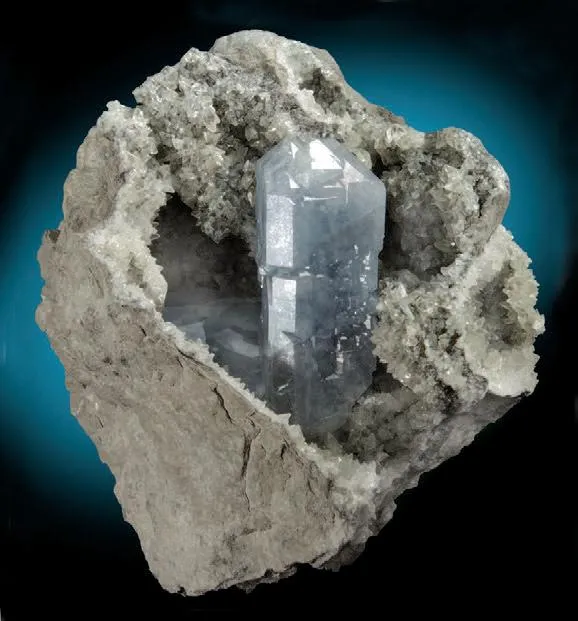 Celestine, Calcite - image 1