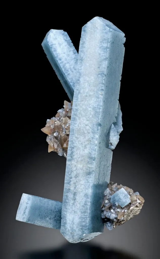 Celestine, Calcite image