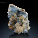 Celestine Cluster with Calcite from Afghanistan - image 1