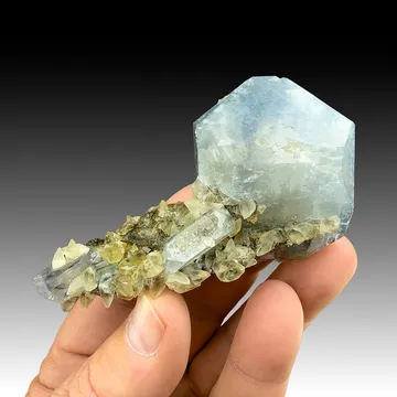 Celestine from Hanson Quarry, Sylvania, Ohio, USA