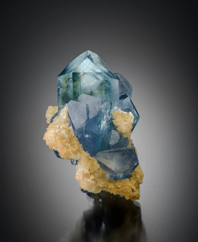 Celestine from Laman celestine deposit, Qala e Naw District, Badghis, Afghanistan image